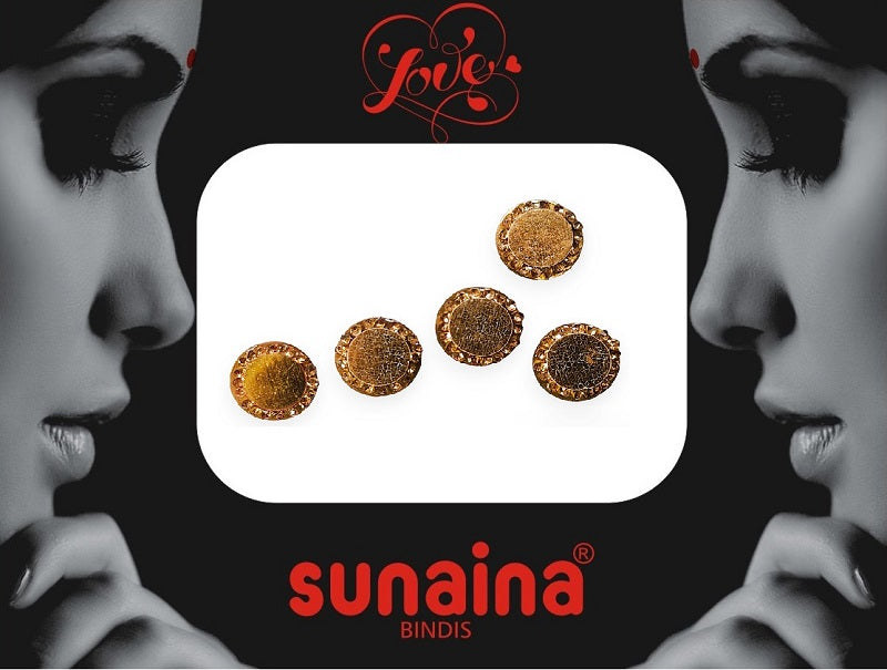 Sunaina Designer Round Golden Stone Bindi
