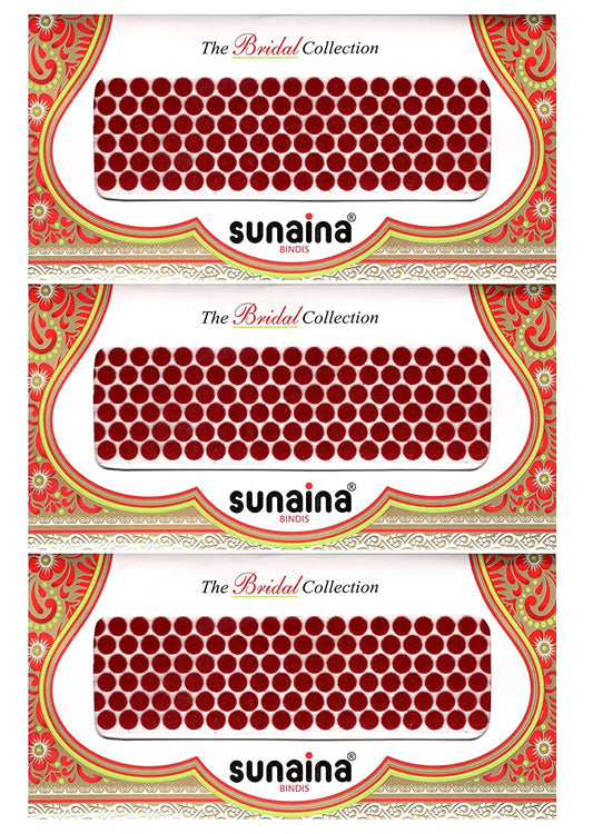 Sunaina Plain Bridal Collection Maroon