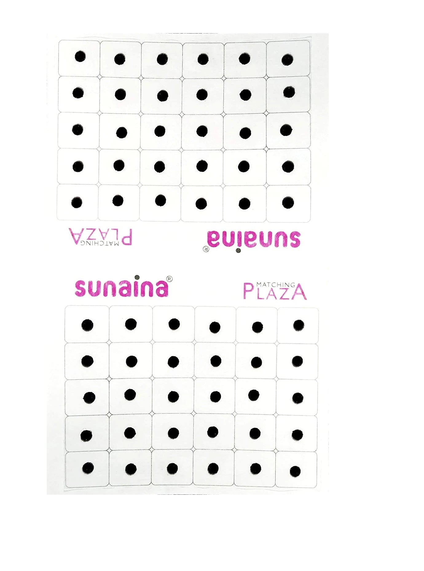 Matching Plaza Black Round Bindi for Women - Main Image