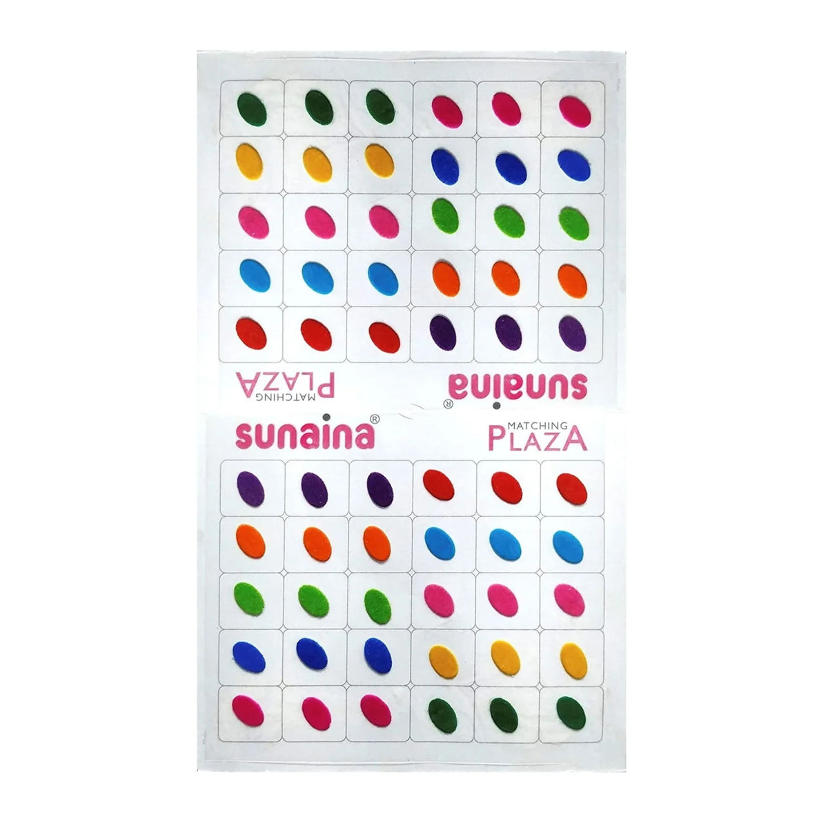 Sunaina Multicolor Oval Bindi