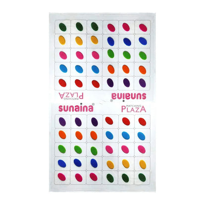 Sunaina Multicolor Oval Bindi