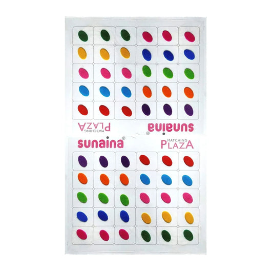Sunaina Multicolor Oval Bindi