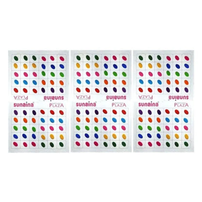 Sunaina Multicolor Oval Bindi