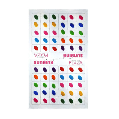 Sunaina Multicolor Oval Shape Bindi