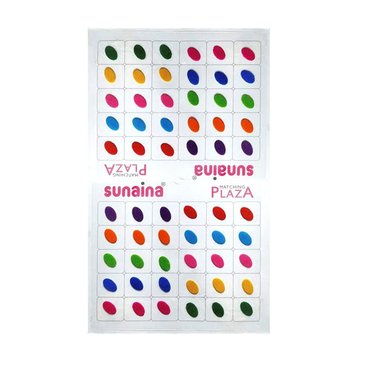 Sunaina Multicolor Oval Shape Bindi