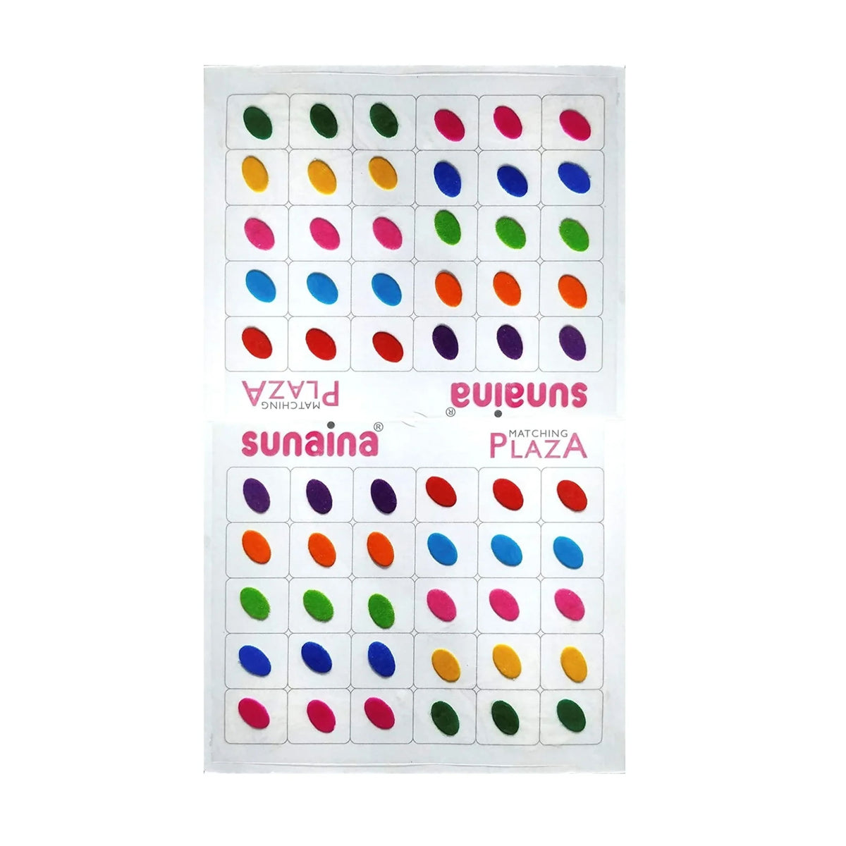 Sunaina Multicolor Oval Shape Bindi