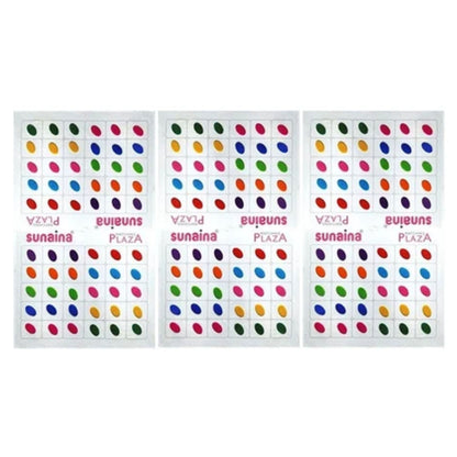 Sunaina Multicolor Oval Bindi