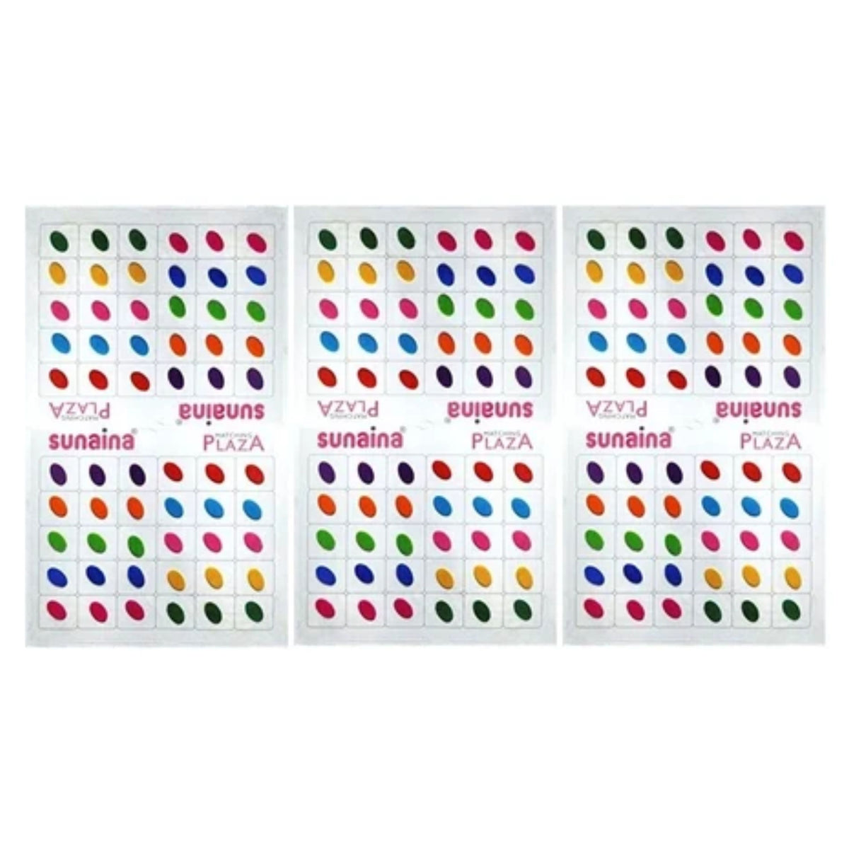 Sunaina Multicolor Oval Shape Bindi