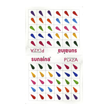 Multicolor Tilak Matching Plaza Bindi