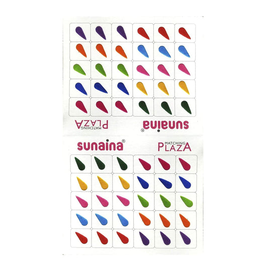 Multicolor Tilak Matching Plaza Bindi