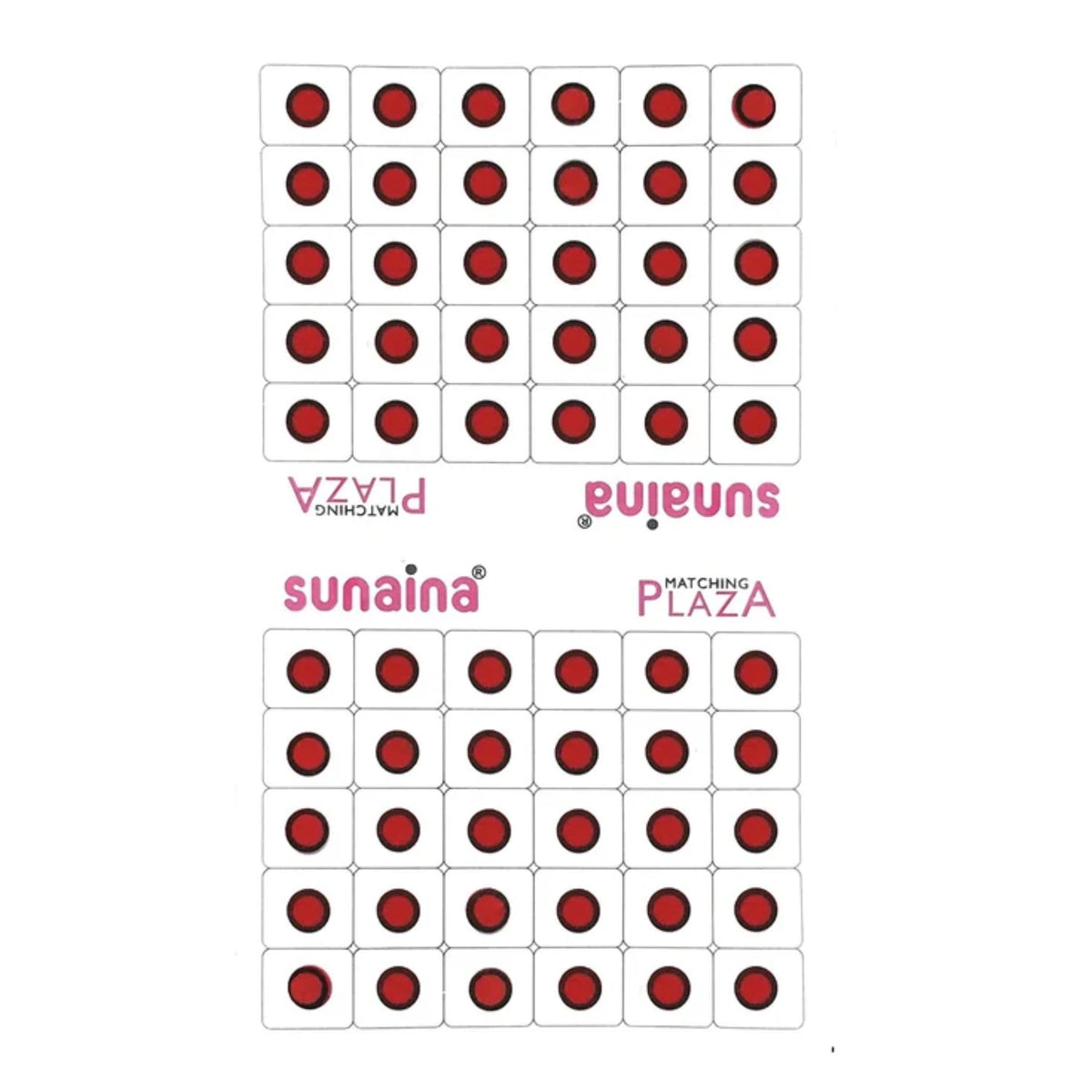 SUNAINA Red Velvet Round Outline Sketch Bindi
