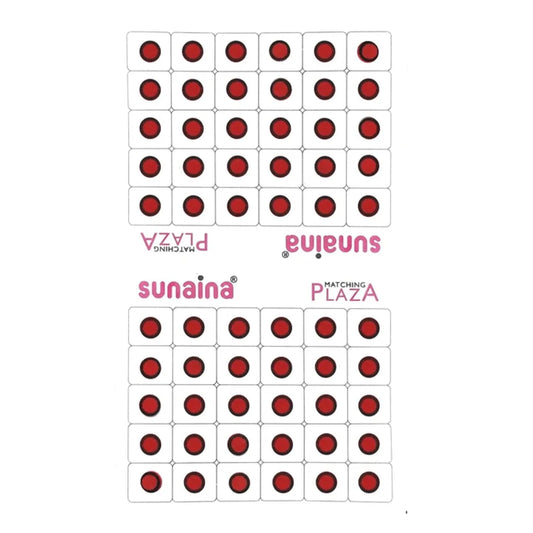 SUNAINA Red Velvet Round Outline Sketch Bindi