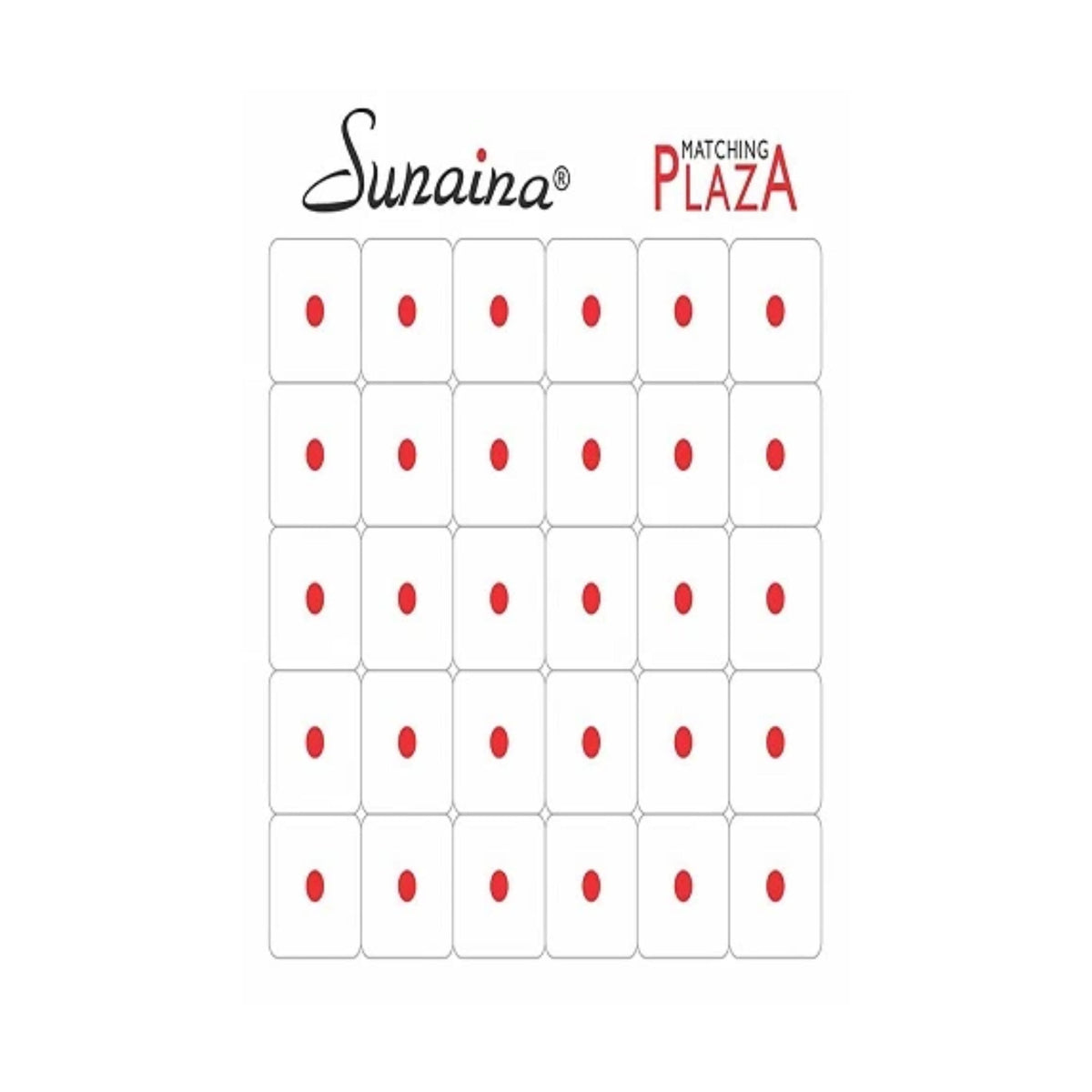 Sunaina Matching Plaza Round Red Bindi