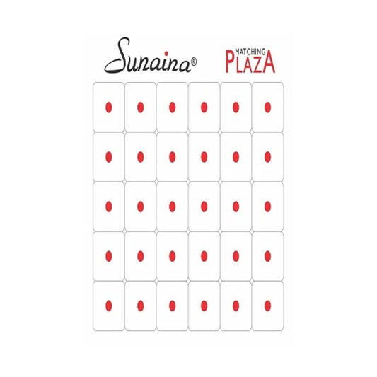 Sunaina Matching Plaza Round Red Bindi