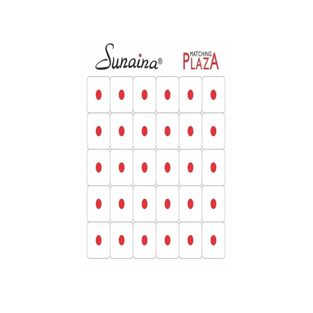 Sunaina Matching Plaza Round Red Bindi