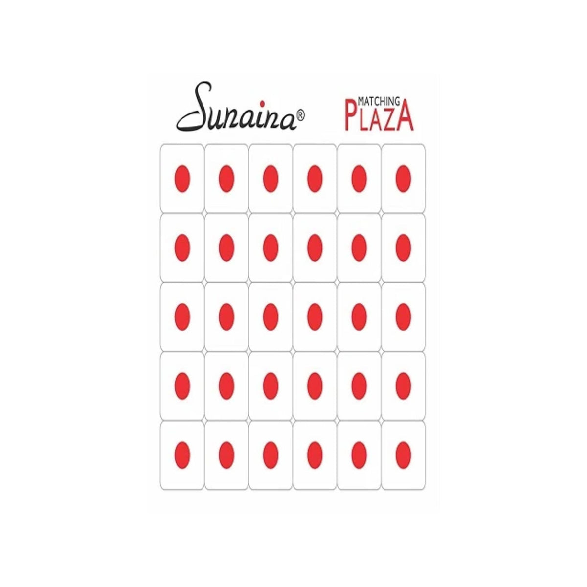Sunaina Matching Plaza Round Red Bindi