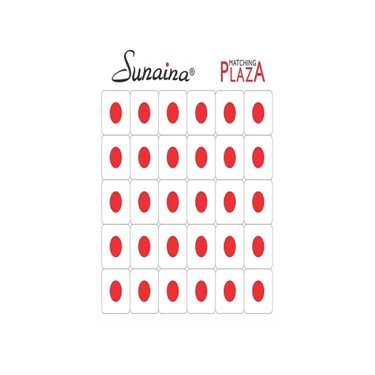 Sunaina Matching Plaza Round Red Bindi