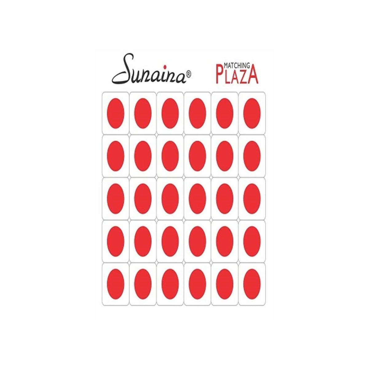 Sunaina Matching Plaza Round Red Bindi