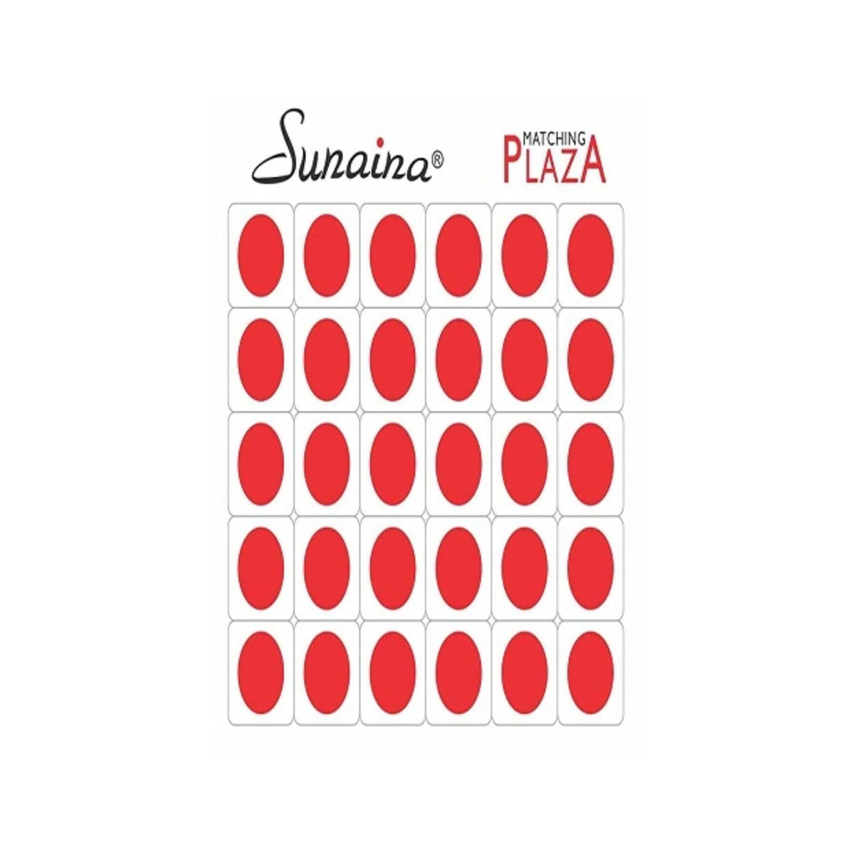 Sunaina Matching Plaza Round Red Bindi