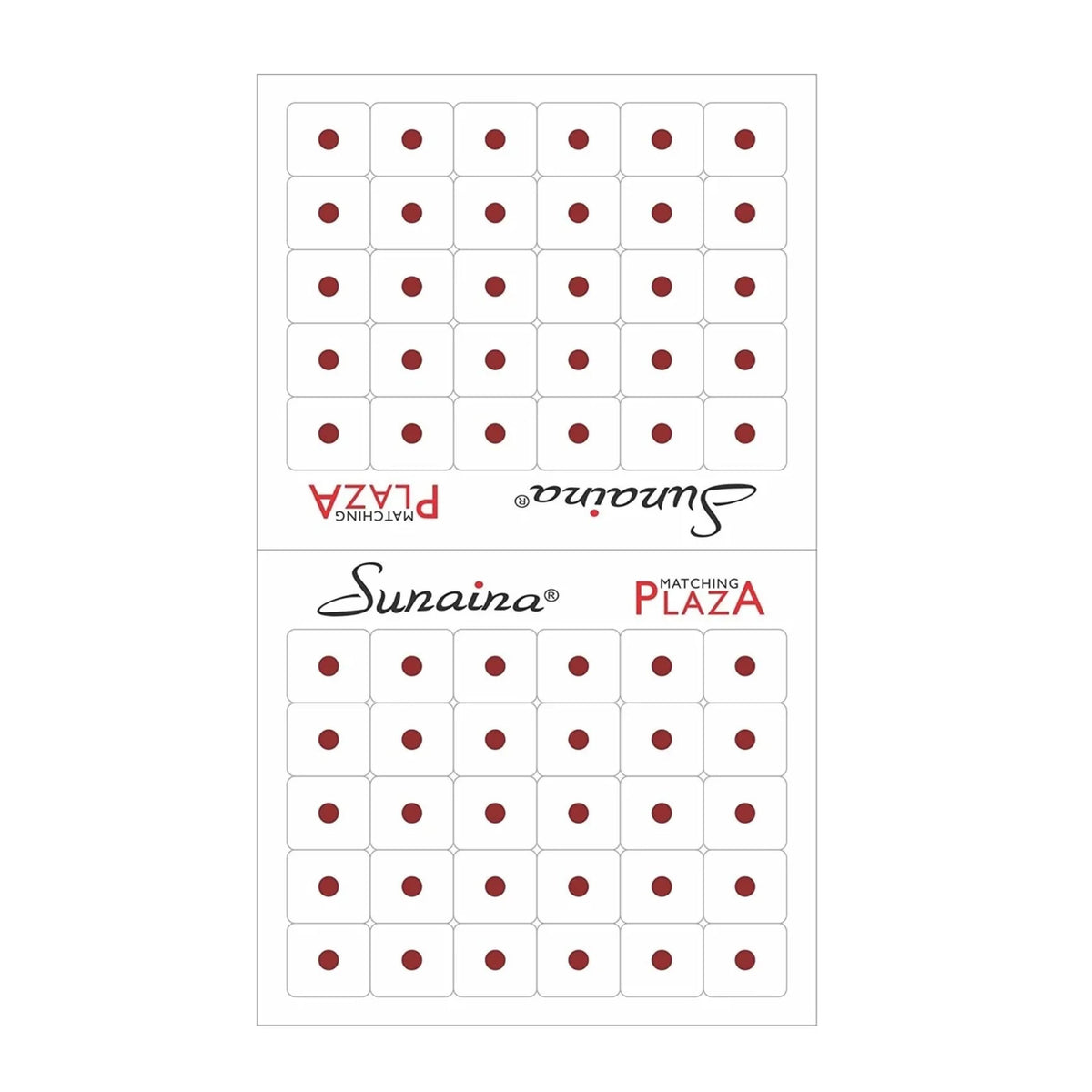 Sunaina Matching Plaza Round Maroon Bindi