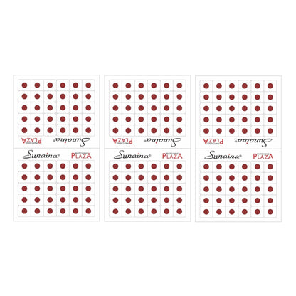 Sunaina Matching Plaza Round Maroon Bindi