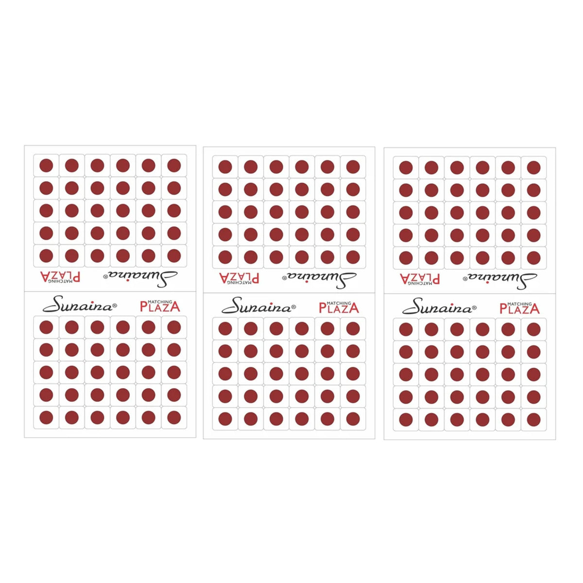 Sunaina Matching Plaza Round Maroon Bindi