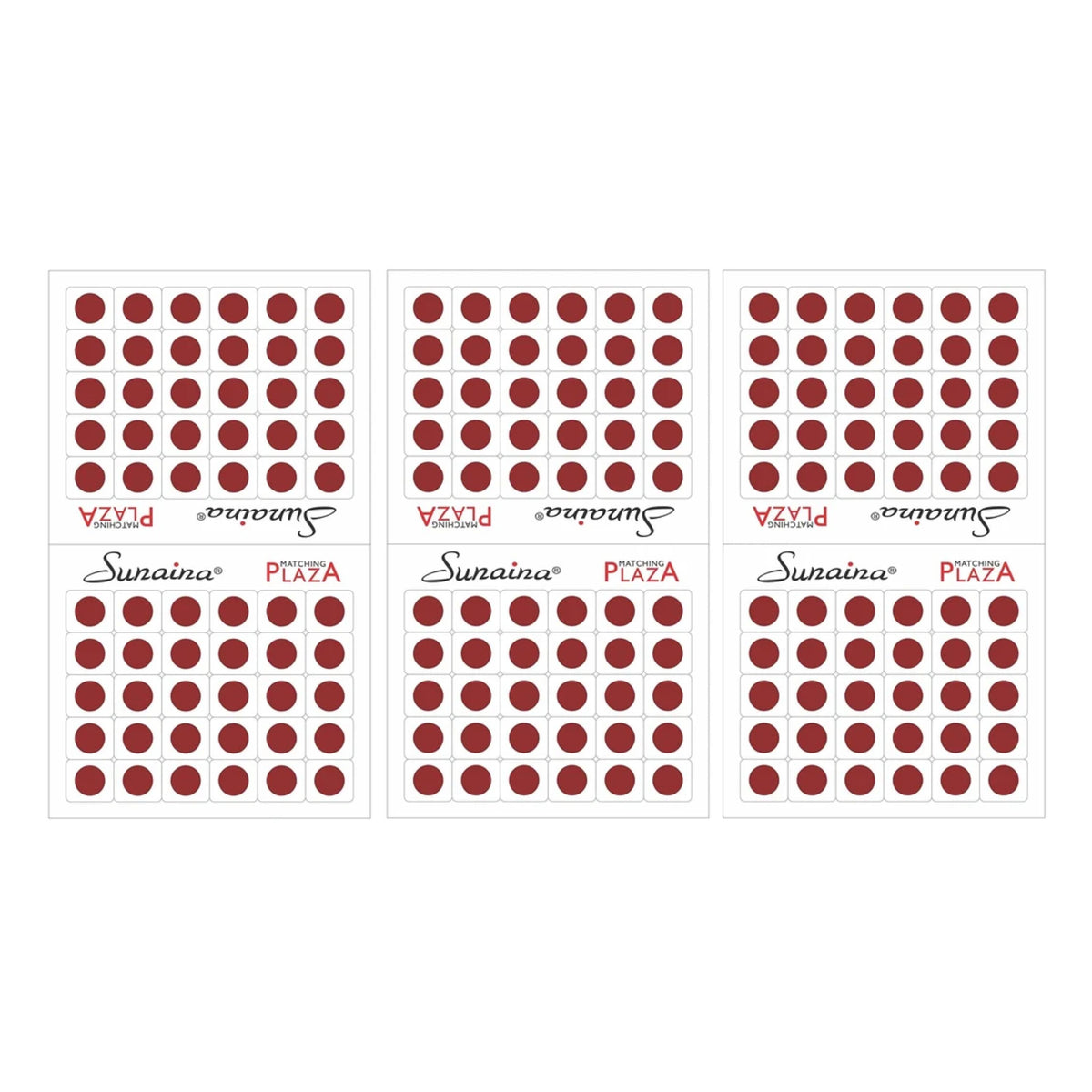 Sunaina Matching Plaza Round Maroon Bindi
