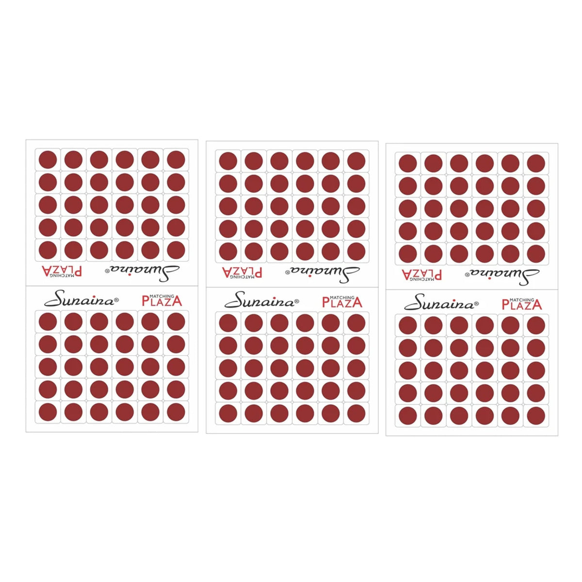 Sunaina Matching Plaza Round Maroon Bindi