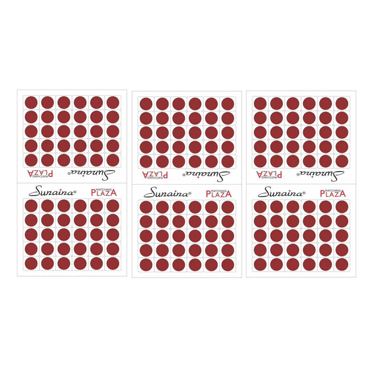 Sunaina Matching Plaza Round Maroon Bindi