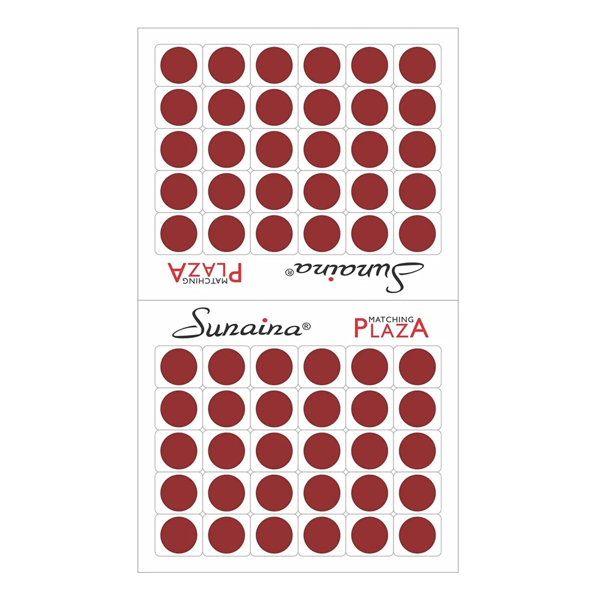Sunaina Matching Plaza Round Maroon Bindi