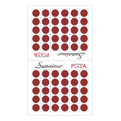 Sunaina Matching Plaza Round Maroon Bindi