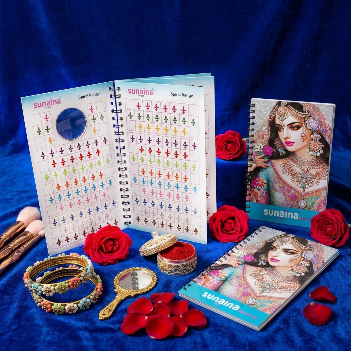 SUNAINA Fancy Multicolour Kalyanam Bindi Book for Women & Girls