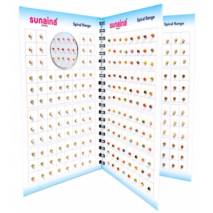 Sunaina Premium Multicolor Stone & Pearl Bindi Book for Women & Girls