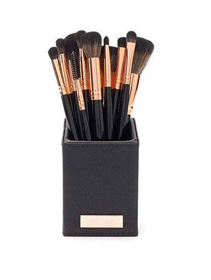 Sunaina Makeup Black Brush Set of 13 With Holder/Stand