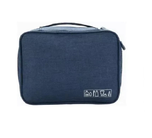 Sunaina Blue Toiletry Cosmetic Organizer Bag