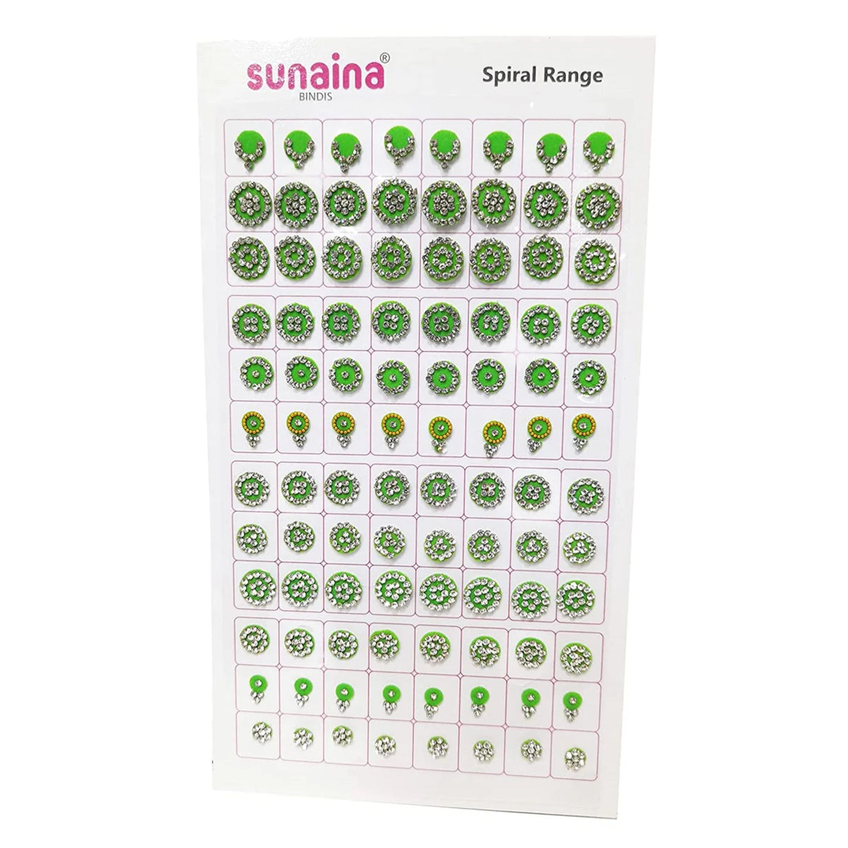 Sunaina Mix Designer Bindi Book(Sliver Stone)