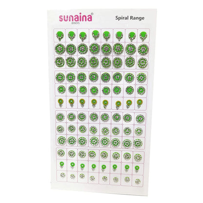 Sunaina Mix Designer Bindi Book(Sliver Stone)