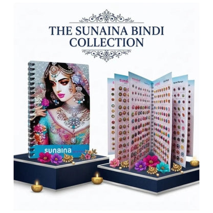 SUNAINA Original Spiral Bindi Book for Women - 948 Designer New Assorted