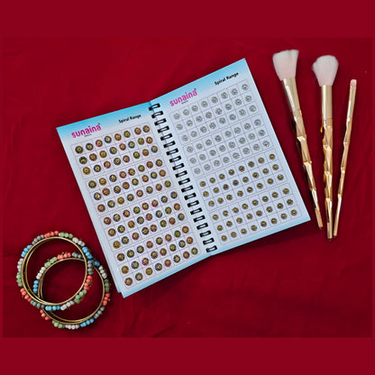 SUNAINA Original Spiral Bindi Book for Women - 948 Designer New Assorted