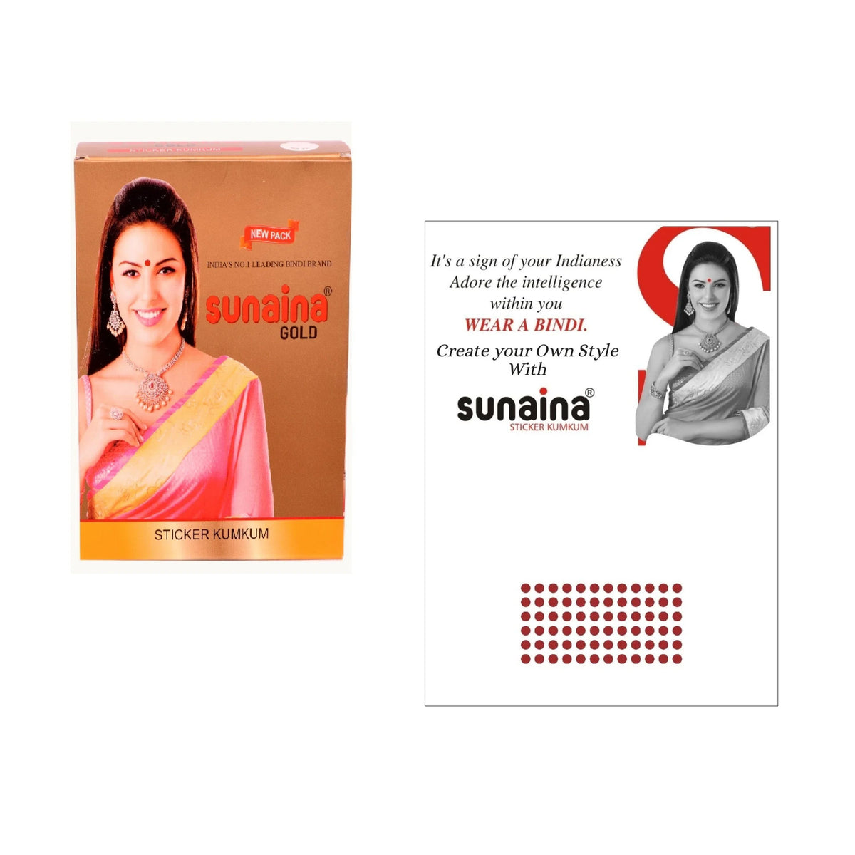 Sunaina Sticker Kumkum Maroon Velvet M-9 Round Bindi (15 Flaps)