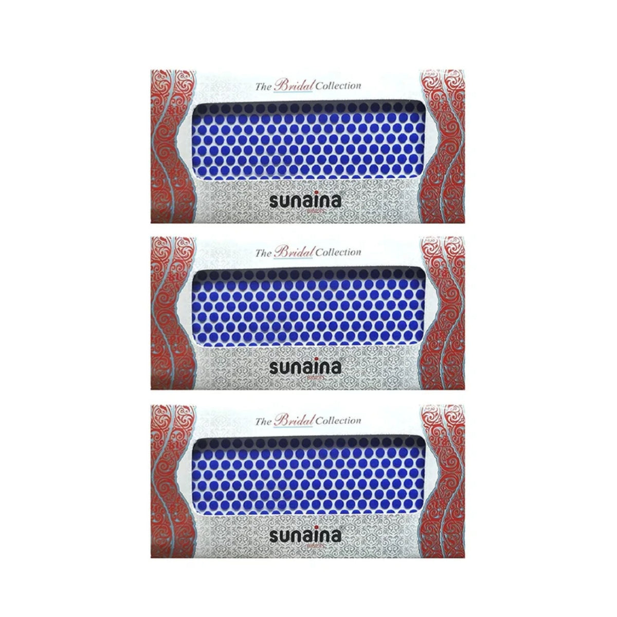 Sunaina Plain Bridal Collection Blue