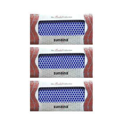 Sunaina Plain Bridal Collection Blue
