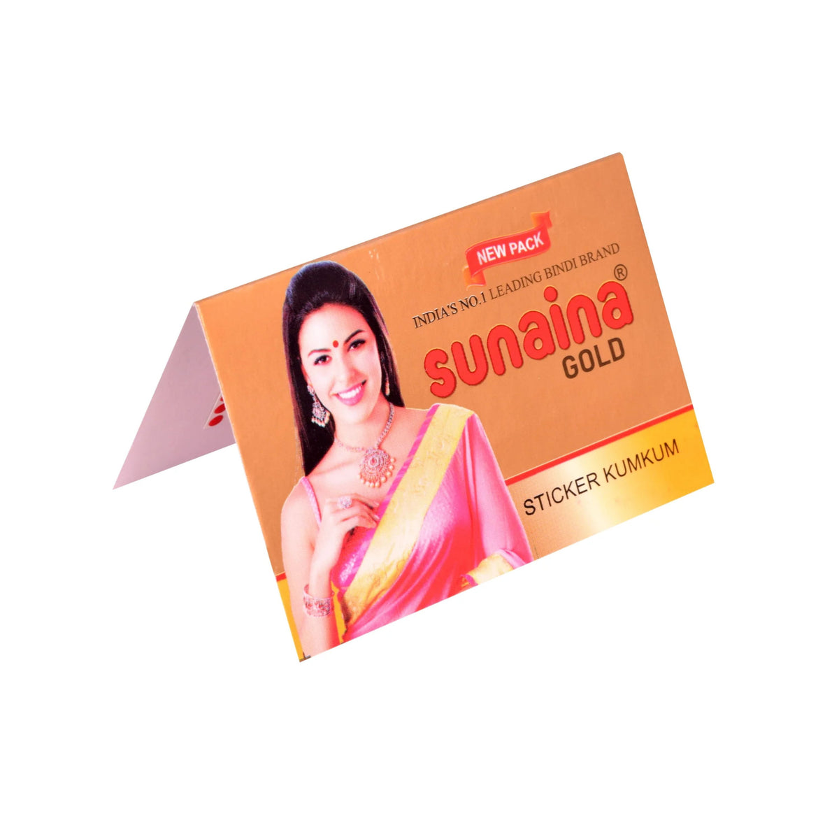 Sunaina Sticker Kumkum Deep Red Velvet DR-2 Round Bindi (15 Flaps)