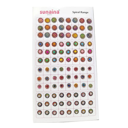 Sunaina Spiral Collection Designer Bindi