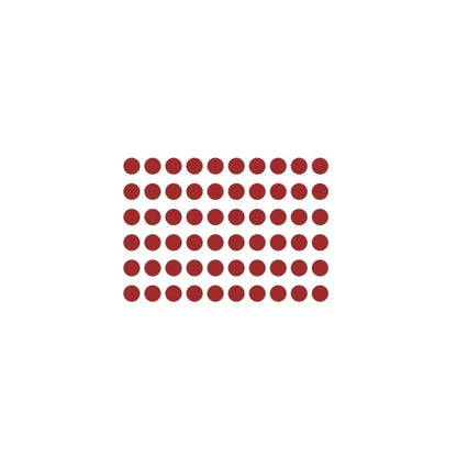 Sunaina Sticker Kumkum Maroon Velvet M-6 Round Bindi (15 Flaps)