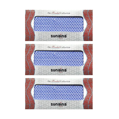 Sunaina Plain Bridal Collection Blue