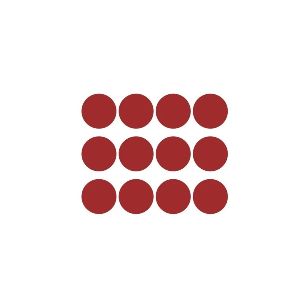 Sunaina Sticker Kumkum Maroon Velvet M-2.5 Round Bindi (15 Flaps)