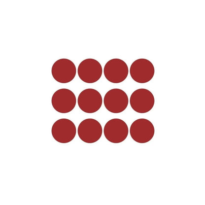 Sunaina Sticker Kumkum Maroon Velvet M-2 Round Bindi (15 Flaps)