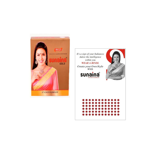 Sunaina Sticker Kumkum Maroon Velvet M-7 Round Bindi (15 Flaps)
