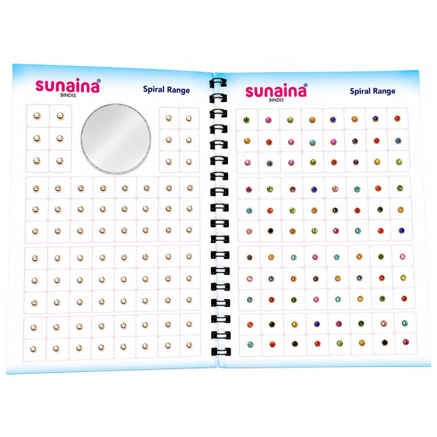 Sunaina Premium Multicolor Stone & Pearl Bindi Book for Women & Girls